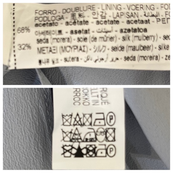 NWT! ZARA Collection STUDIO CAPE LAYERED DRESS LIMITED EDITION LIGHT BLUE - Picture 8 of 9